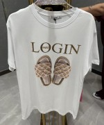 Bayan Login Paris Yazılı Tişört Beyaz