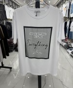 BAYAN EVERYTHİNG YAZILI TİŞÖRT Beyaz