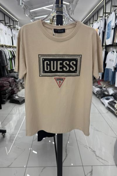 BAYAN ÜÇGEN YENİ GES TİŞÖRT  Bej