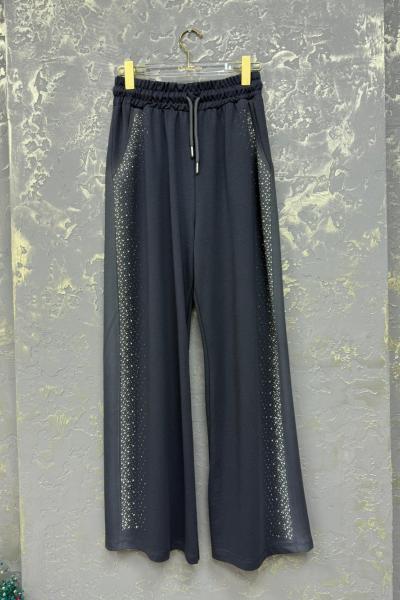 BAYAN YENİ ÖN TAŞI PANTOLON  Antrasit