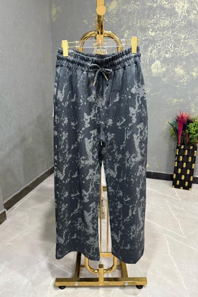 BAYAN PÜSKÜRTMELİ TAŞ DETAYLI PANTOLON  Antrasit