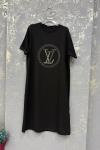 BAYAN LV TAŞLI ELBİSE  Siyah