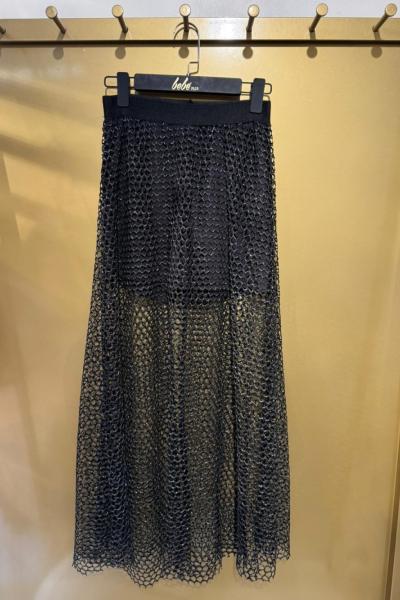 BAYAN DANTELLİ ETEK ŞORT  Siyah