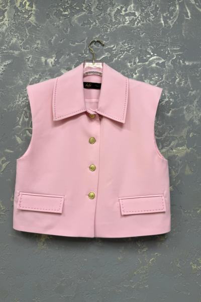 BAYAN BEBE MODERN YELEK Pembe