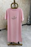 BAYAN İÇİ BOŞ BEYMEN ELBİSE  Pembe