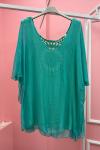 BAYAN TASARIM BLUZ  Yeşil
