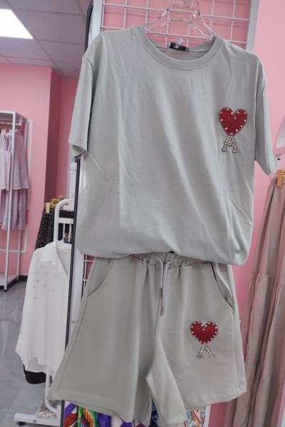 BAYAN ŞORTLU TAKIM  Yeşil