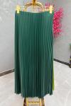 BAYAN PİLİSELİ ETEK Koyu Yeşil