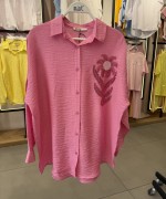 BAYAN TASARIM GÖMLEK  Pembe