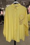 BAYAN TASARIM GÖMLEK  Sarı