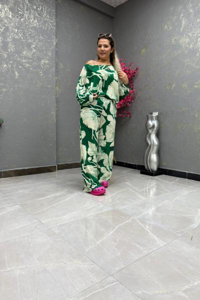 BAYAN OMUZ DÜŞÜK İKİLİ TAKIM  Yeşil