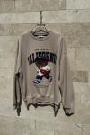CALİFORNİA AYICIK DETAY ŞARDONSUZ SWEAT 65 CM  Bej