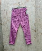 İthal pul payetli pantolon Pembe