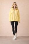 KAPŞONLU FERMUARLI HIRKA  Sarı