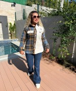 BUKLET EKOSE TASARIM GÖMLEK  Lacivert