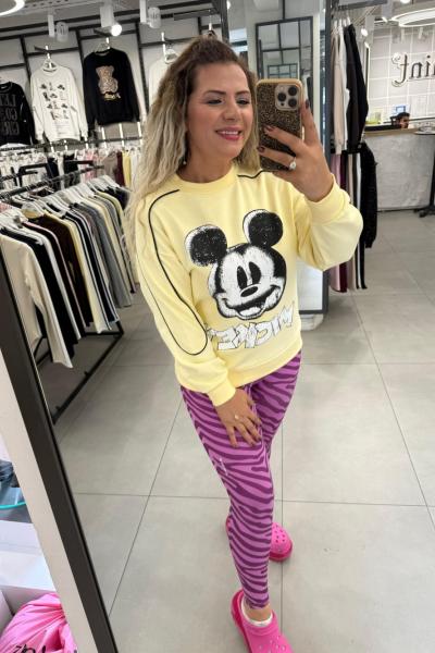 MCK YAZILI SWEAT 65 SANTİM  Sarı