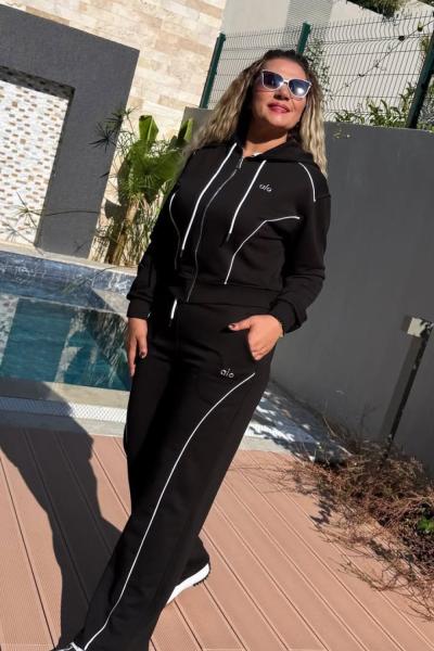 LO FERMUARLI İKİLİ TAKIM  Siyah