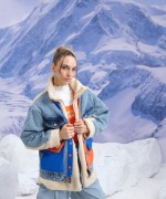 DENIM MIX PELUŞ MONT  Turuncu