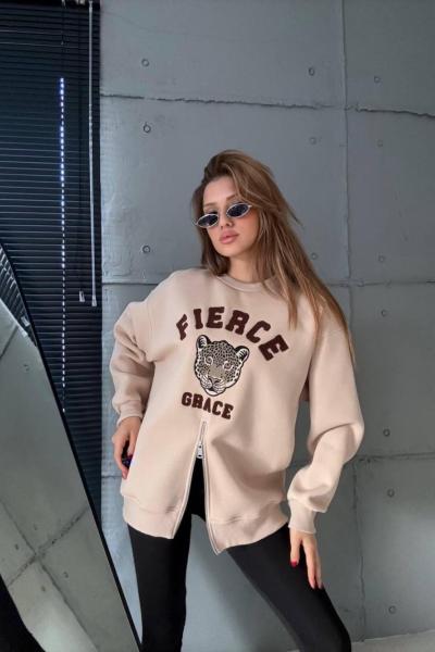 FIERCE GRACE KAPLAN BASKILI SWEAT  Bej