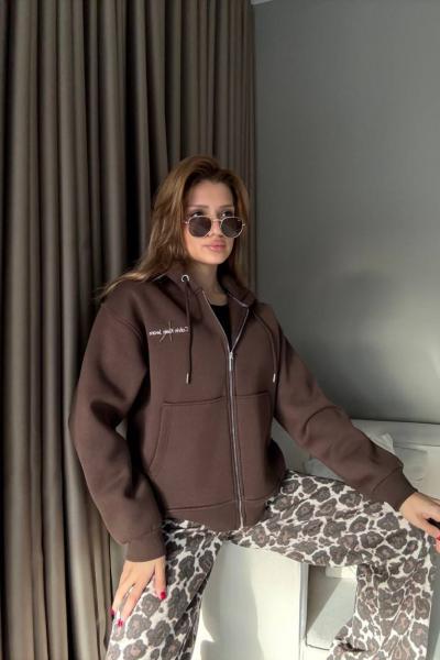 CKA FERMUARLI KAPŞONLU HIRKA Acı Kahve