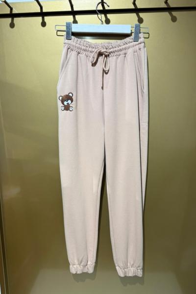 3 İP ŞARSONSUZ AYICIK DETAY EŞOFMAN ALTI  Bej