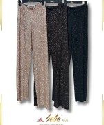 BEBE IŞILTILI PANTOLON  Bej