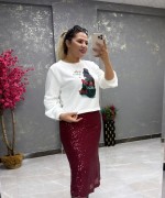 PUL PAYET ETEK  Kırmızı