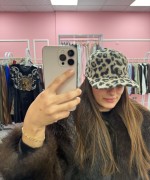LEOPAR ŞAPKA Siyah
