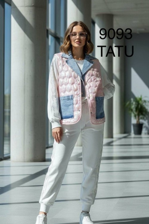 İTHAL JEAN DETAY 3 LÜ TAKIM  Beyaz