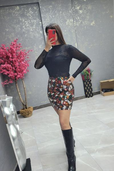 PUL PAYET TASARIM ETEK Kırmızı