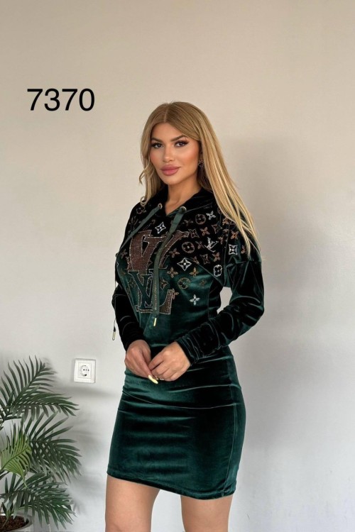 İTHAL LV ELBİSE  Yeşil