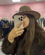 KOVBOY LEOPAR ŞAPKA Siyah