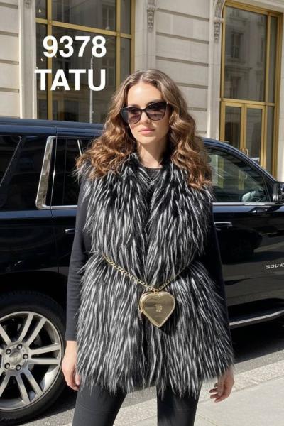 İTHAL TASARIM YELEK Siyah Ekru