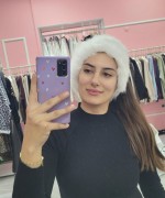 PELUŞ BANDANA  Beyaz