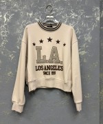 ŞARDONLU LA LOS ANGELES SWEAT  Bej