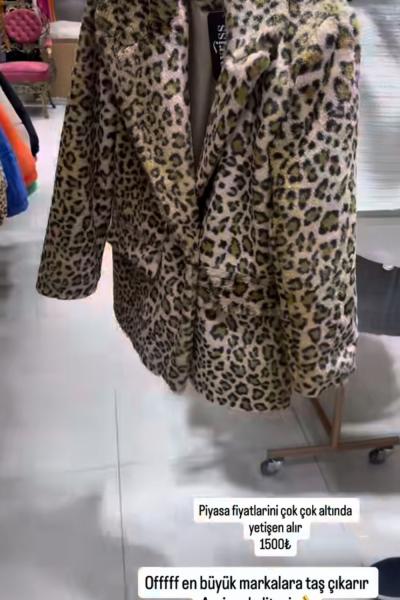 LEOPAR BLAZER MONT  Bej