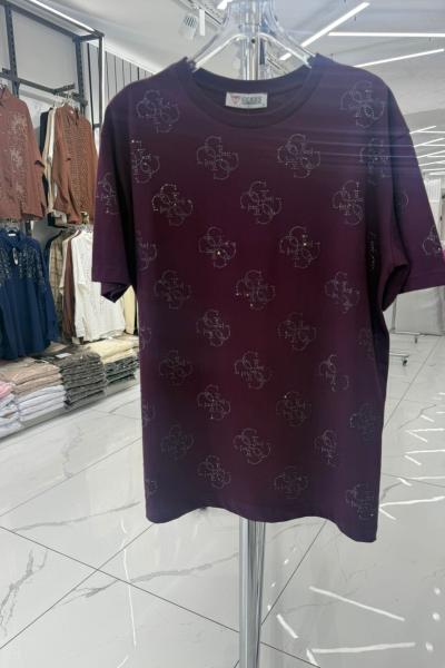 ÇOKLU GES TİŞÖRT  Mürdüm