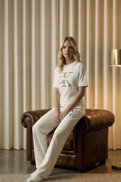 CKA TAŞLI İKİLİ TAKIM Beyaz