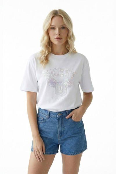 SİMLİ MCKY TİŞÖRT  Beyaz