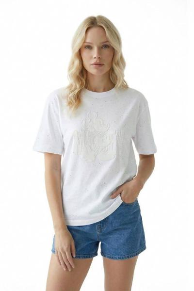 SİMLİ MCKY TİŞÖRT  Beyaz