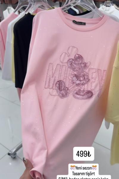 SİMLİ MCKY TİŞÖRT lrmbe Pembe