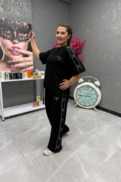 GES YANLAR TAŞ İŞLEME İKİLİ TAKIM Siyah