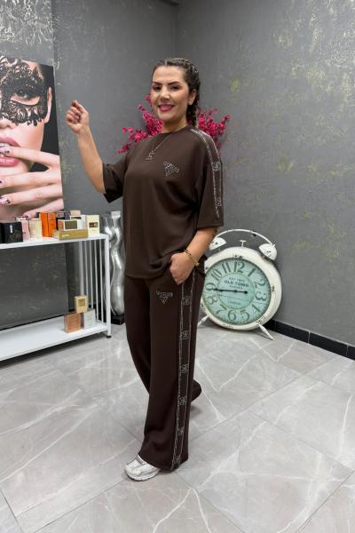 GES YANLAR TAŞ İŞLEME İKİLİ TAKIM Acı Kahve