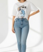 BUGS BUNNY TİŞÖRT  Beyaz