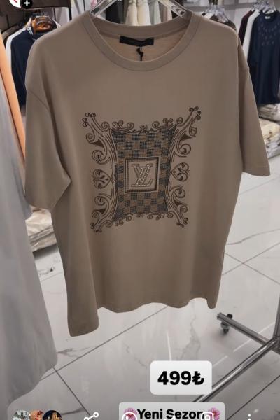 LV TAŞLI TİŞÖRT  Bej