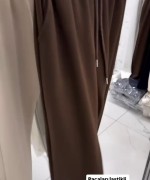 PAÇA LASTİKLİ EŞOFMAN ALTI Acı Kahve