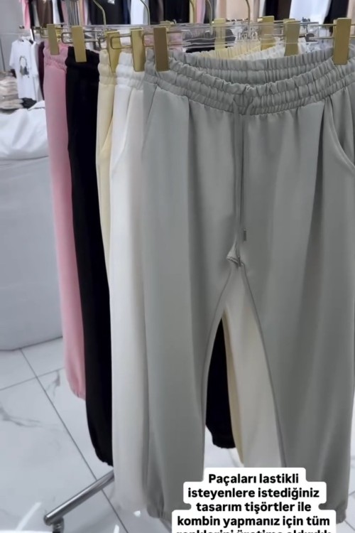 PAÇA LASTİKLİ EŞOFMAN ALTI Mint Yeşili
