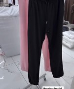 PAÇA LASTİKLİ EŞOFMAN ALTI Siyah