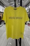 MI MI FUL TAŞLI TİŞÖRT  Sarı