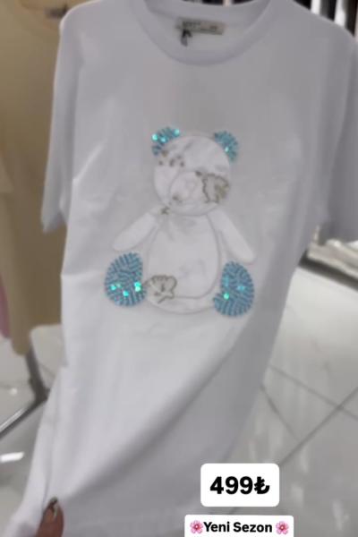 LOVE AYICIKLI TİŞÖRT  Beyaz